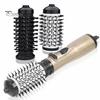 3-In-1 Hot Air Styler Rotating Hair Blow Dryer Brush Fast Heating Hair Curler Straightener Portable Electric Curling Wand Women Hair Styling Tools