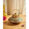 Iron Degchi Doop Stand & Tealight Candle Holder for Home Decor (Netted Style), Gold