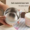 Stainless Steel Noodle Bowl with Lid & Handle for Dorms and Work - Food Grade Lunch Box