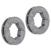 2PCS Rim Sprocket 325 9 Iron 9 Tooth Lawnmower Sprocket Drive Rim Replacement for Jonsered
