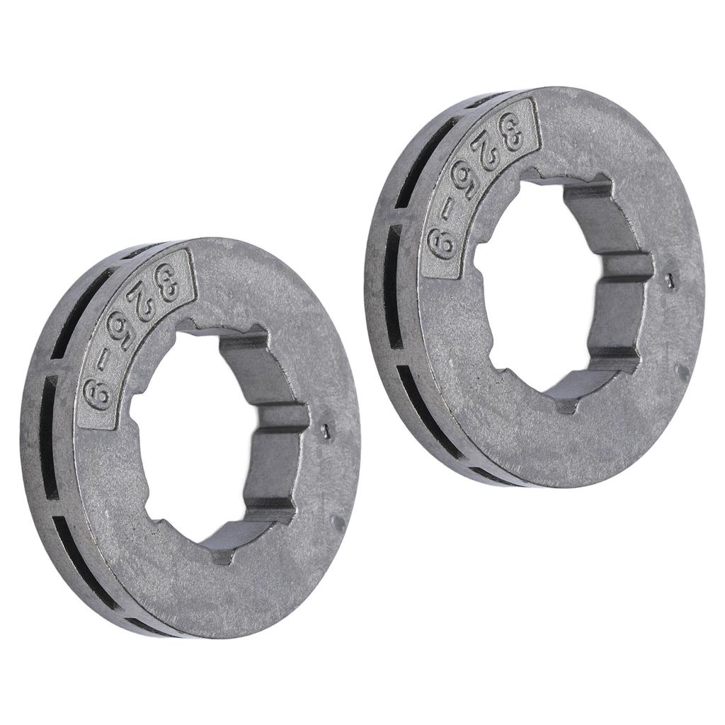 2PCS Rim Sprocket 325 9 Iron 9 Tooth Lawnmower Sprocket Drive Rim Replacement for Jonsered
