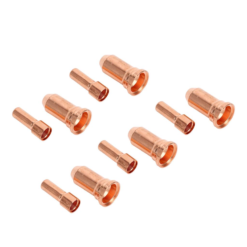 Набор сопел и электродов 10 шт. Медное сопло 1,5 мм Расходные материалы для плазменного резака серии PT100