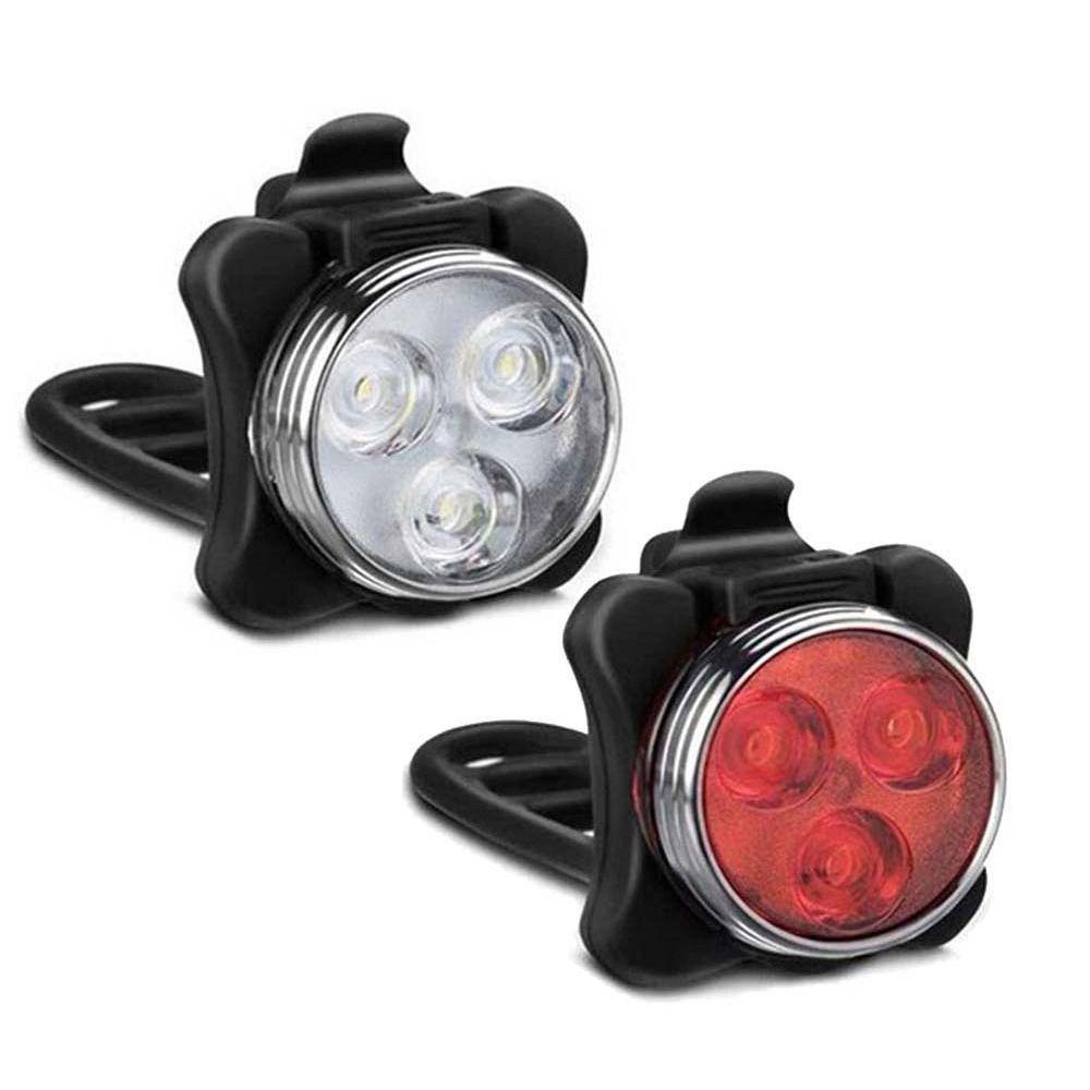 Перезаряжаемый USB велосипедный задний фонарь 4 режима света Велосипедная лампа Оборудование для езды