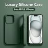 Для жидкого силиконового чехла для телефона Apple iPhone 16 15 14 13 12 11 Pro Max Plus противоударный мягкий чехол для задней панели аксессуары для телефона