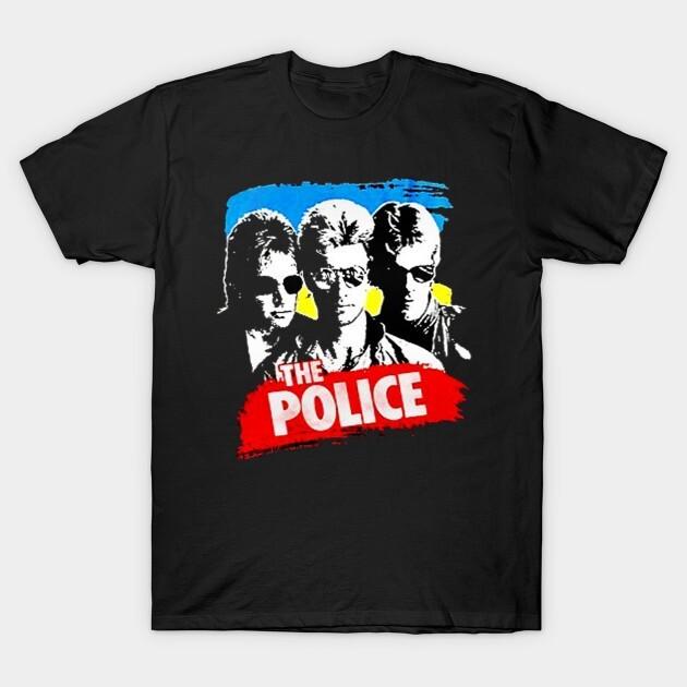 Винтажная футболка The Police с коротким рукавом Все размеры от S до 5XL Унисекс футболка