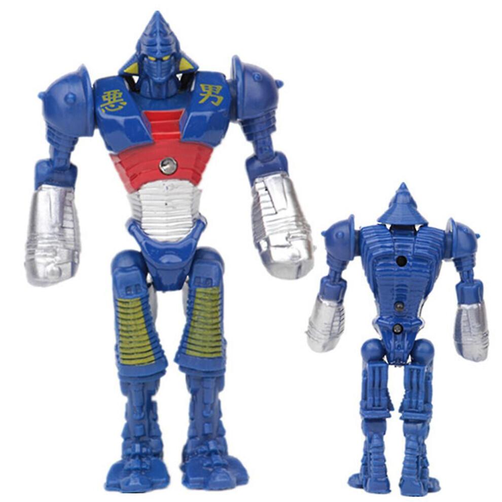 8Pcs Anime Real Steel Adam Raider LED Robot Action Figure Model Kids Toy Gift