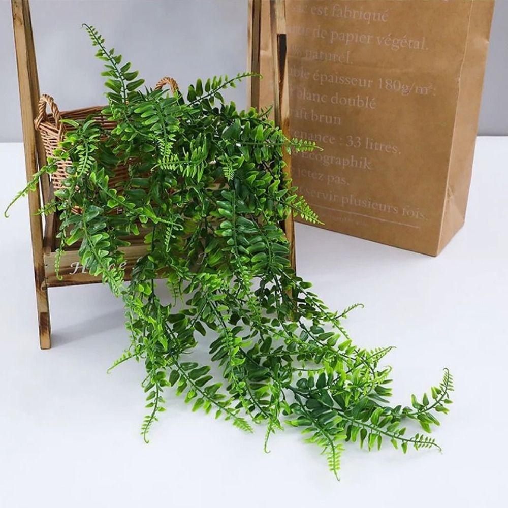 Hanging Persian Fern Leaves Plastic Fake Vine Grass Home Garden Room Decor  Wedding Party Wall