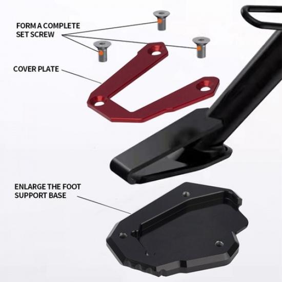 For Ducati Diavel 1260 1260S - Foot Side Stand Extension Kickstand Pad