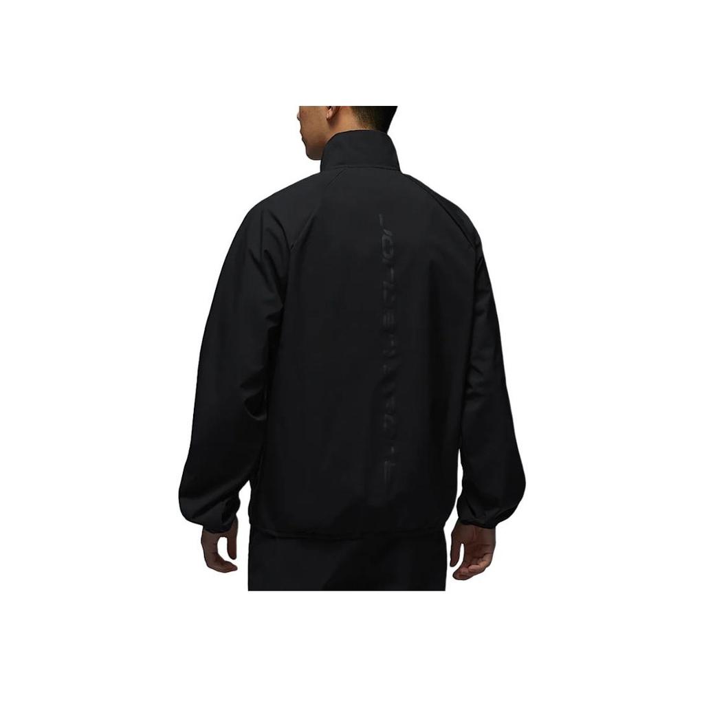 Jordan Sport Jam FW24 Модный Универсальный Удобный Жакет с Длинным Рукавом Мужской Жакет Черный Темно-Серый HF9886010