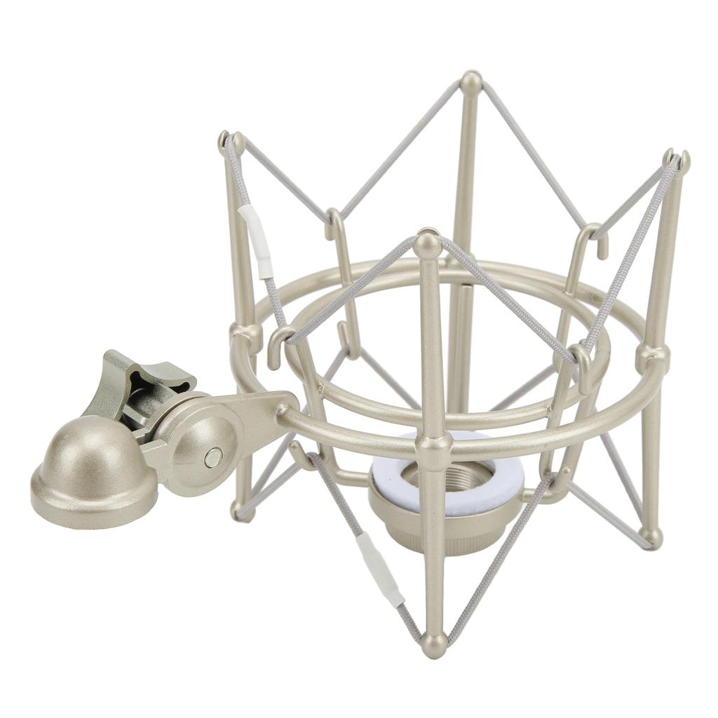 Microphone Shock Mount Clip Mic Anti Vibration Holder for Live Streaming Recording Studio