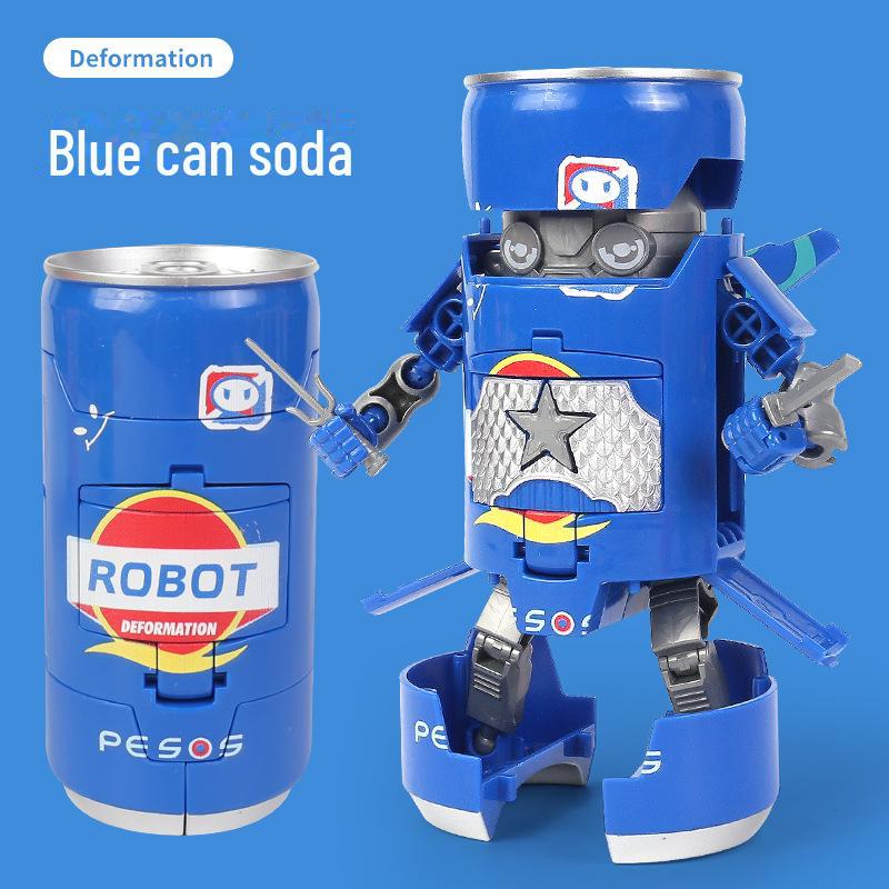 Игрушка-трансформер «Робот из банки для напитков» для детей 3-6 лет: Издание King Kong Coke