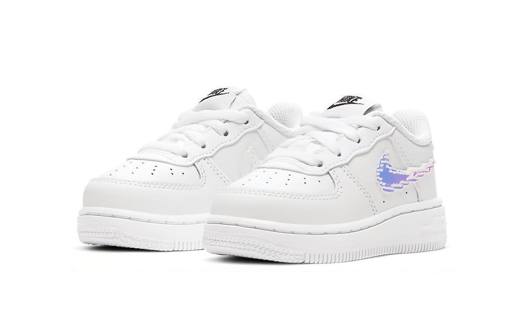 Nike Nike Air Force 1 LV8 Лазерная износостойкая Низкие Скейтбордические кроссовки Белый Младенцы и малыши CW1582-100