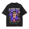 Washed T Shirts RIP Oliver Tree Memorial Hip Hop Novelty TShirts Oversize  Streetwear Short Sleeve Printed Tees for Men Women