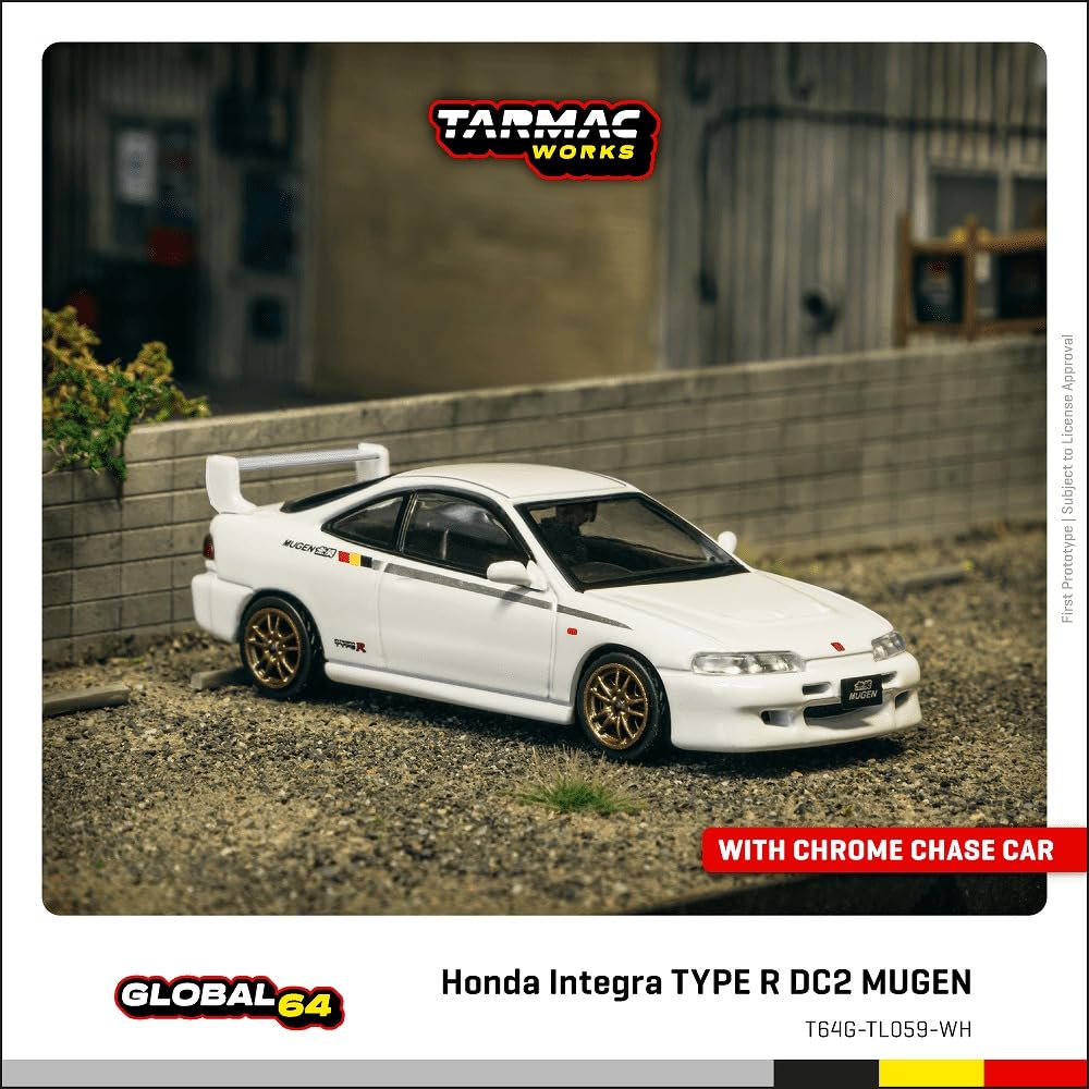 Speedmaster Japan TARMACWORKS Honda Integra TYPE R DC2 MUGEN Championship White Готовая модель 1/64 T64G-TL059-WH