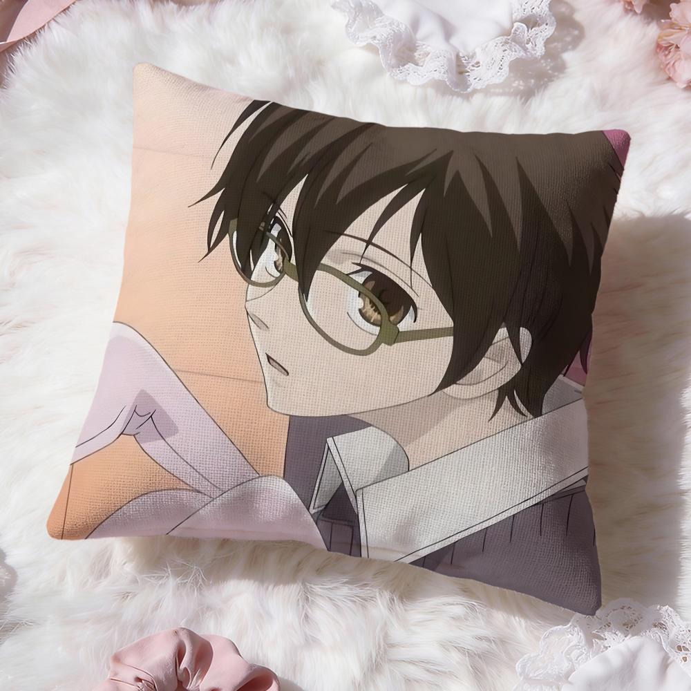Чехол для подушки Ouran High School Host ClubS, двусторонний, премиум-класса, для комфортной подушки — два в одном, подходит для любой комнаты и салона автомобиля.