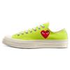 CDG Play x 1970s Chuck Taylor All Star Low Низкие Эспадрильи Унисекс Зеленый