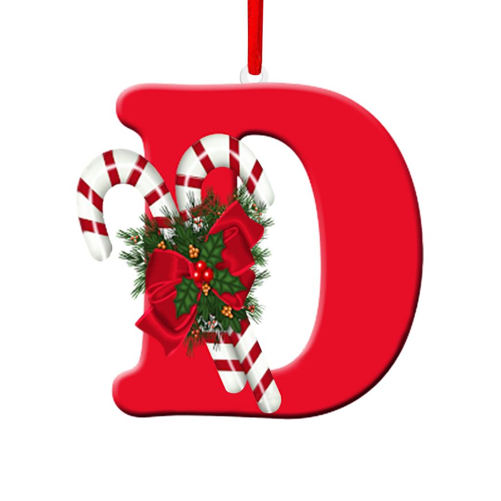 26 Letter Christmas Tree Hanging Personalized Christmas Letter Decoration