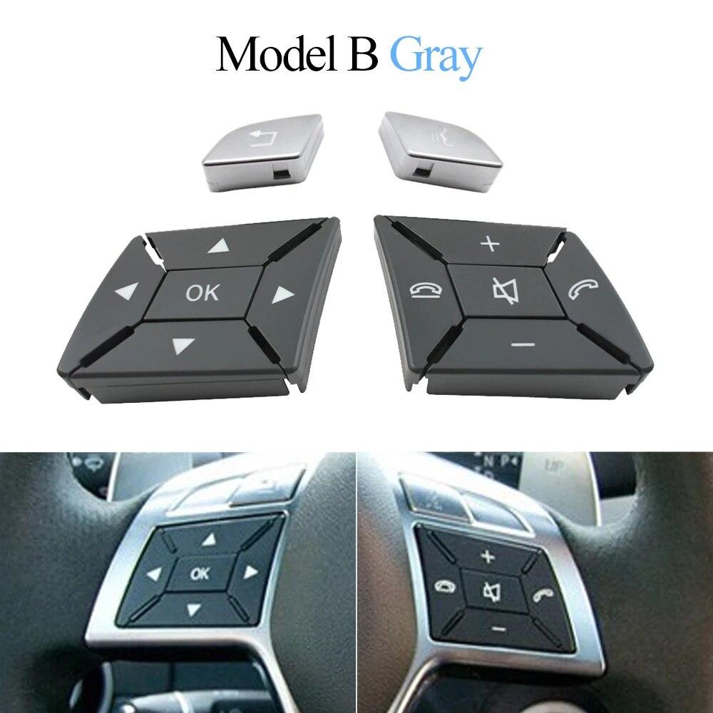 Car Interior Left Right Multi-Function Steering Wheel Button Control Switch For Benz ML GL G Class W166 W463 GL550 GL350 ML350