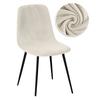 Velvet And Jacquard Short Back Chair Cover Bar Seat Covers Dining Covers Chair Stretch Dust Cover For Home Hotel Bar Wedding