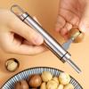 Effortless Nut Cracking Heavy Duty Stainless Steel Nut Cracker for Pecans, Walnuts, Hazelnuts  More Ergonomic  Durable Kitchen Tool