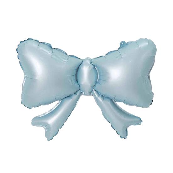 Bow Balloons Quick Inflate Balloon for Birthday Party Decorations Elegant Wedding Bridal Bachelorette Gender Reveal Photo Backdrop Foil Balloons