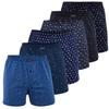 Men's Loose Boxer Shorts - - Cotton, 6-Pack, Model Bm004 Comfort