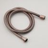 Antique Red Copper 8 inch Round Rainfall Shower Head & Hand Shower Head 1.5 Shower Hose Brass Handshower Bracket Wall Shower Arm