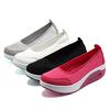 Women Platform Sneakers 2024 New Fashion Womens Casual Office Shoes Wedges Swing Shoes Thick Sole Big Size 42 Nurse Work Shoes