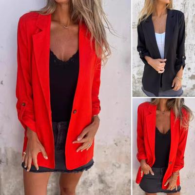 Женское зимнее пальто с отложным воротником и карманами, однотонный кардиган с открытой строчкой, свободный крой, верхняя одежда, термобелье с длинными рукавами, зимняя куртка для поездок на работу и свиданий