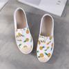 Summer Women's Korean Style Flat Heel Espadrilles - Cotton Linen Slip-on Canvas Casual Shoes