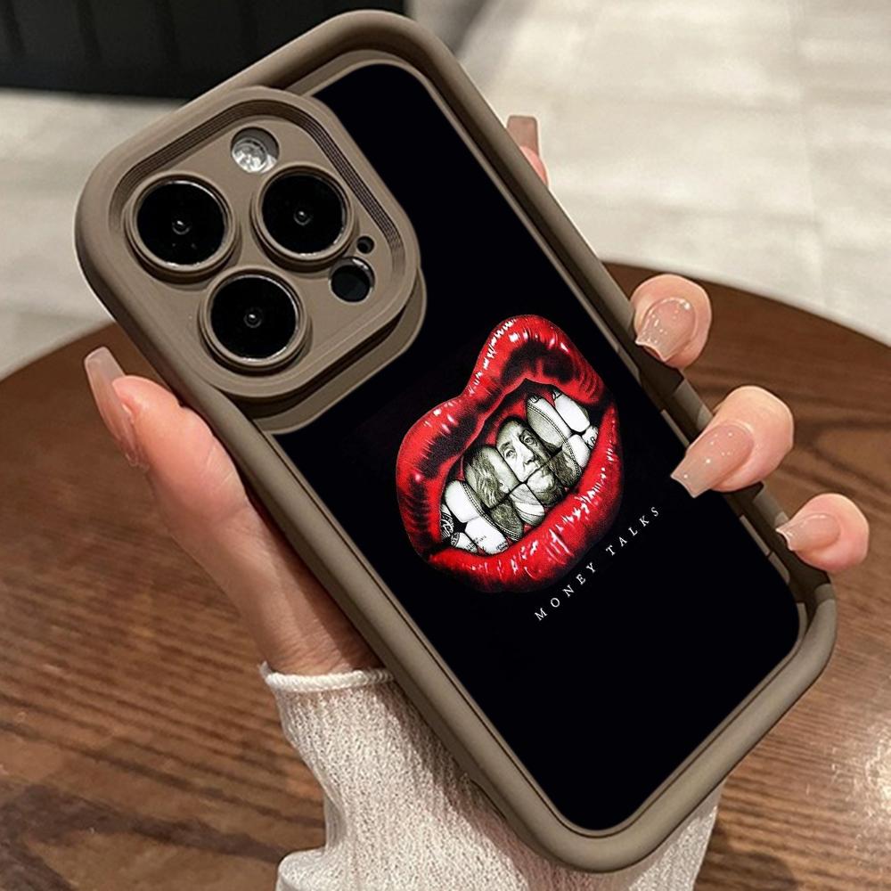 LZ19 Lips kiss art силиконовый чехол для телефона Xiaomi 11 Lite 5G 14T Redmi 14C 13C A3 Note 12 11 9 10 13 Pro Plus противоударный задний чехол