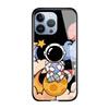 Чехол для телефона из закаленного стекла для iPhone 11 12 13 14 15 16 17 Redmi 10 12 14C Note10 Note14 Xiaomi 11Lite PocoC75 Мягкий край Ударопрочный Гладкий чехол