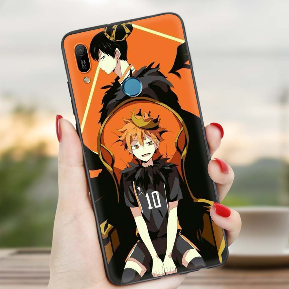 Чехол для телефона Huawei P30 Pro P40 Lite EP Smart Z Y7 Y6 2019, силиконовая задняя крышка, сумка для мобильного телефона, аниме Oya Haikyuu Love Volleyball