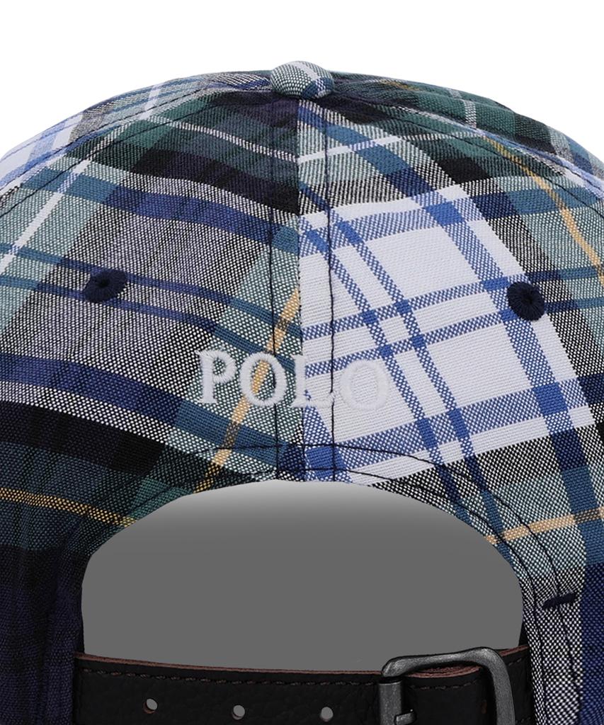 Кепка-бейсболка в клетку Oxford от POLO RALPH LAUREN - Белая