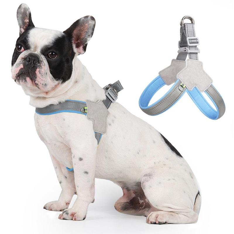 Dog Harness Reflective Breathable Pet Vest Harnesses For Small Dogs No Pull Outdoor Hiking Puppy Cats Chest Strap Chihuahua Yorkshire Supplies