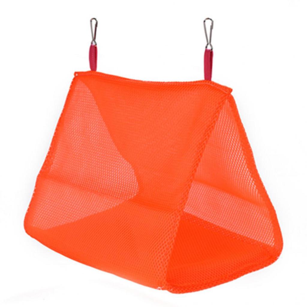 Summer Parrot Birds Breathable Hammock Hanging Cave Cage Hut Tent Bed Bunk Toy