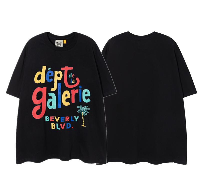 Foreign trade American retro summer round neck short-sleeved t-shirt boys ins trendy high street loose couple half-sleeved women