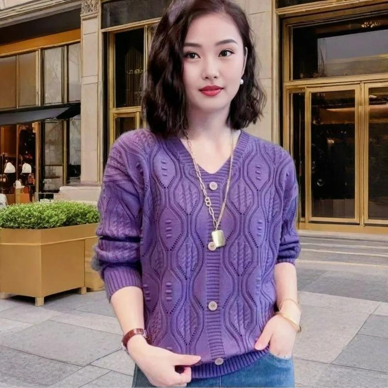 Plus Size Mint Mambo Men's Thin Knit Sweater Outer Wear Thin Sweater Women's Clearance