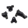 Black Gold Front + Rear Keel Tie Rod Holder Set 46g for 1/10 RC Model Car TRAXXAS TRX-4 82056-4