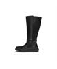 Fitflop [F-Mode] Women'S Squared Leather Platform Tall Boots - Black (Ft59K2B045)