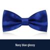 Men's Burgundy & Black Bow Tie for Weddings - British Korean Style