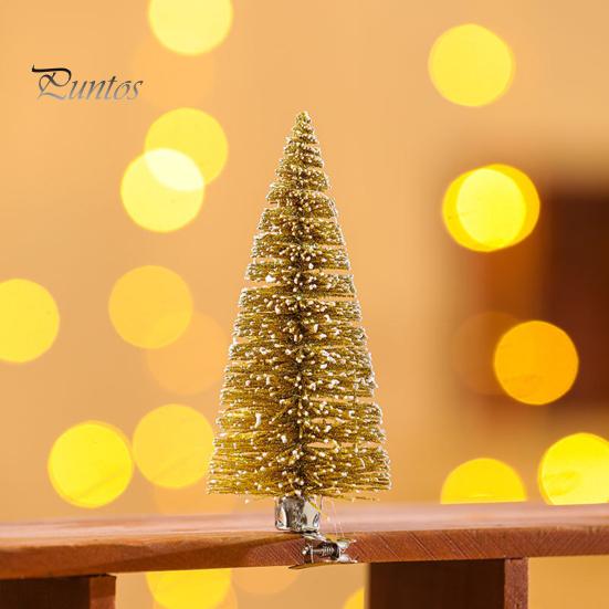 3 шт., мини-елочки, реалистичные яркие цвета, невыцветающие искусственные клипсы, маленькие украшения из сизаля