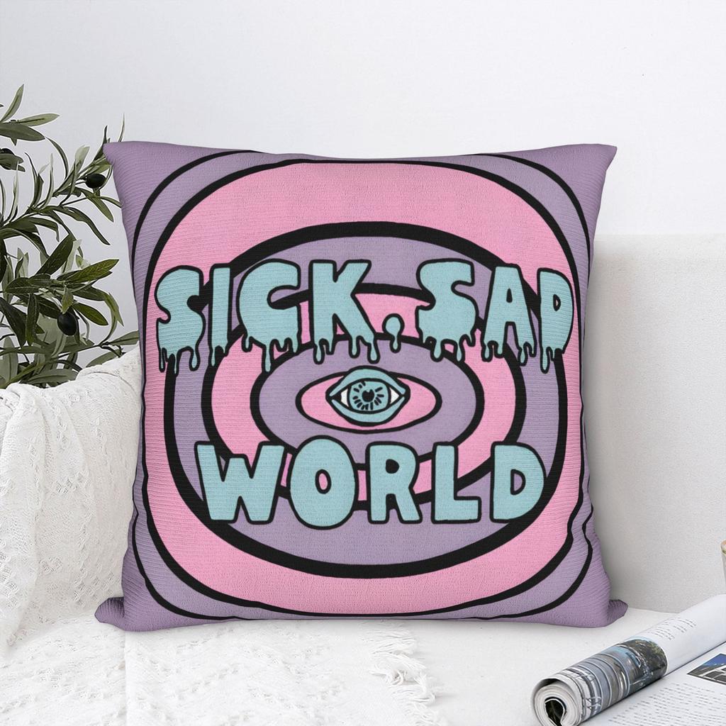 Sick Sad World Пастельные Дарии 90-е MTV Бивис Квадратная Наволочка Чехлы для Подушек Индивидуальный Декор Наволочка для Дивана 45x45 см