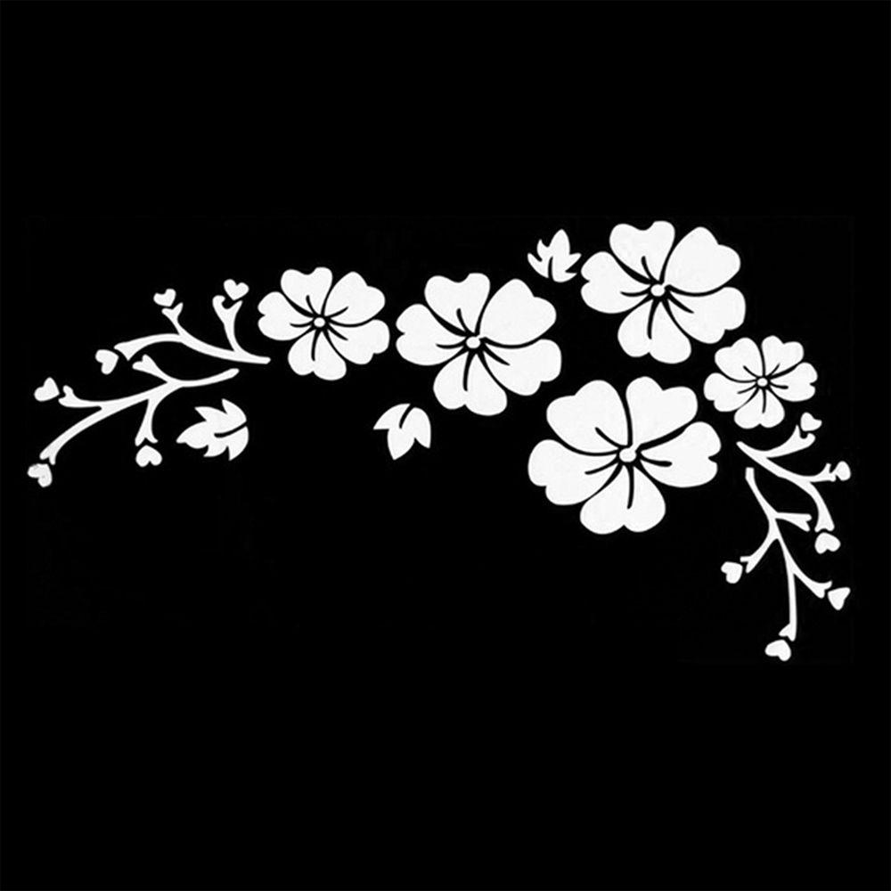 Exterior Accessories Auto Body Car Decoration Flower Pattern Car Sticker Car Styling Auto Decal