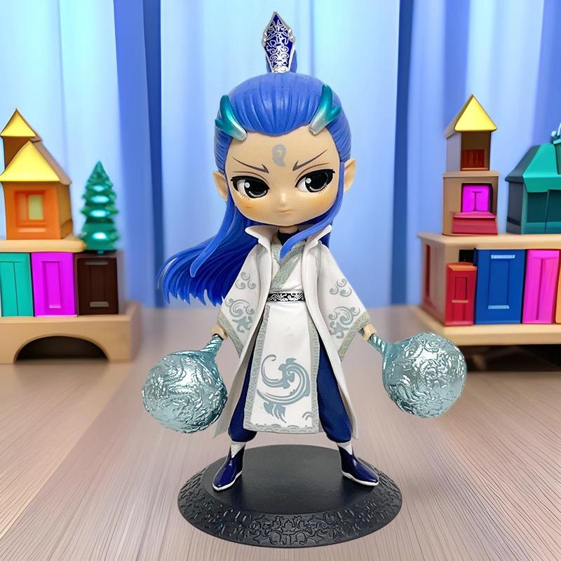 17СМ Изысканная Версия Третьего Принца Нэчжа, Прибытие Дьявольского Ребенка Аобин Фигурка Украшение Модель Машины