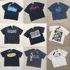 Мужская винтажная стираная хлопковая футболка с графическим принтом Streetwear Hip Hop с коротким рукавом свободного кроя