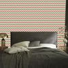 Zigzag Coral and Mint Wallpaper for Living Room and Bedroom 50x1000