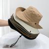 Large Brimmed Outdoor Sun Hat for Summer Men Casual Sports Hiking Sun Protection Fisherman Hat Basin Hat