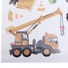 Стикер стены «сделай сам», транспортные автомобили, грузовик, экскаватор, декор для детской комнаты, комната для мальчика, художественная стена