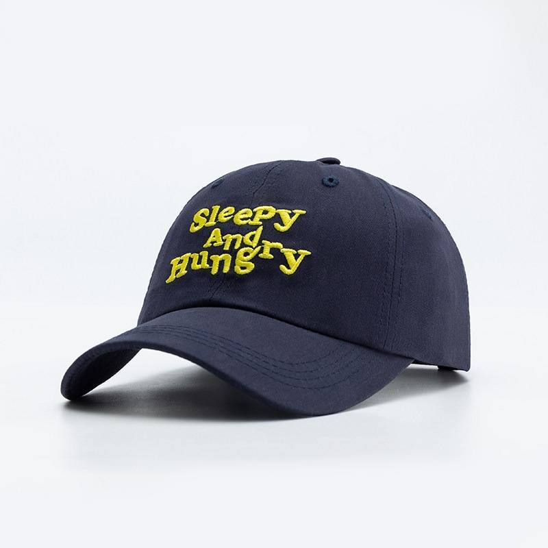 Summer Ladies Adjustable Cotton Baseball Hat With Embroidered Design For Outdoor Wear